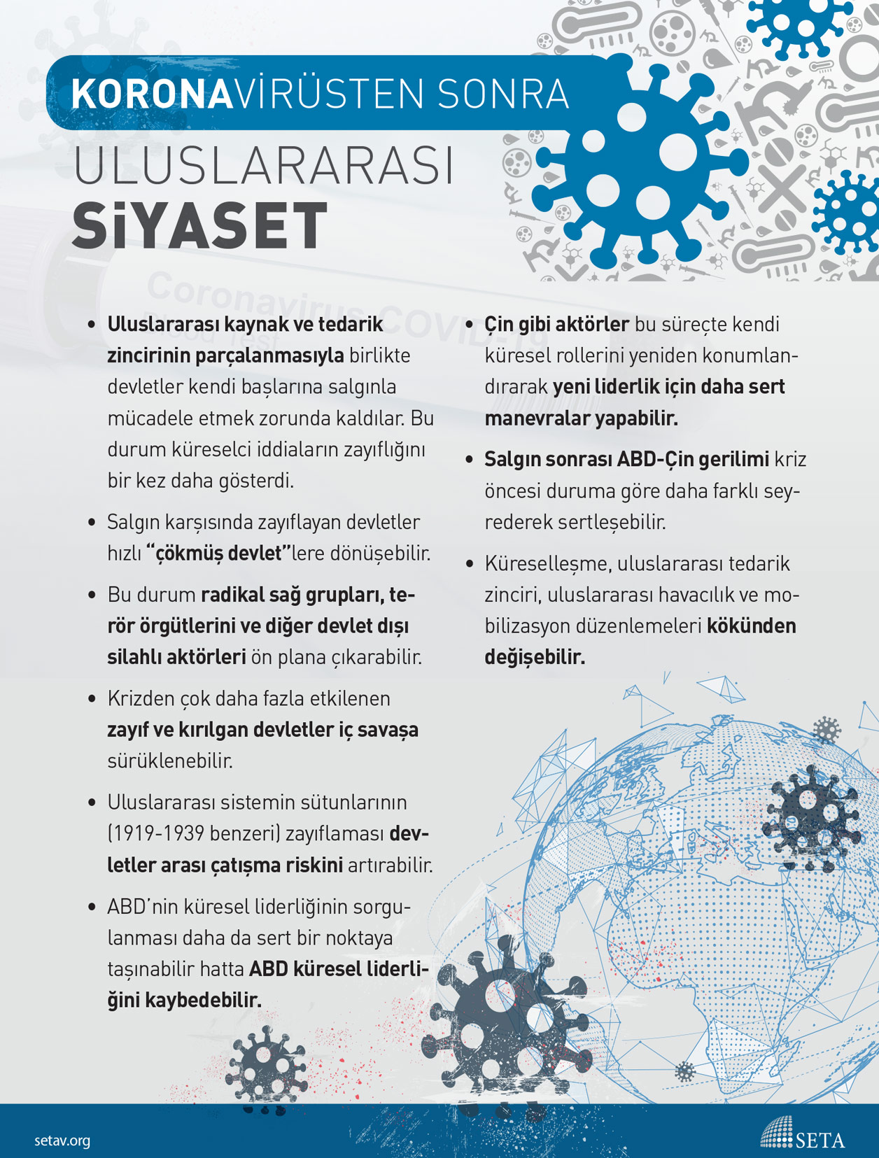 İnfografik: Koronavirüsten Sonra Uluslararası Siyaset